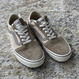 Vans Old Skool Low-Top Sneakers in Taupe/White